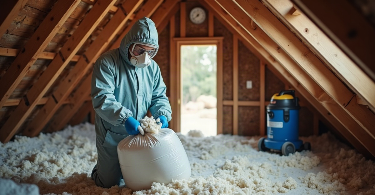 how to clean up insulation